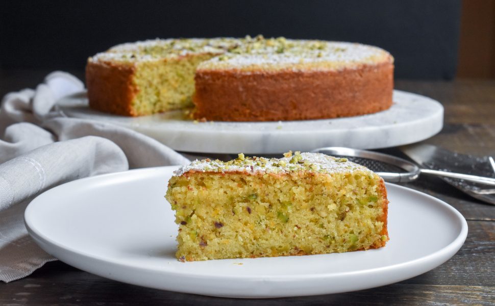 Orange pistachio cake