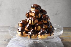 Chocolate Profiterole Cake