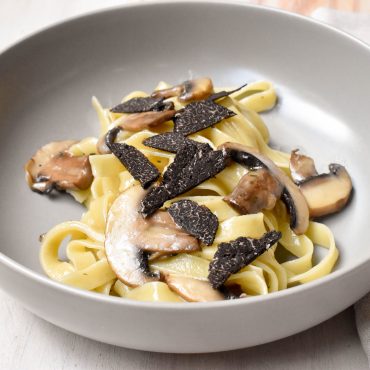 Truffle mushroom pasta