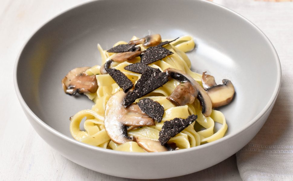 Truffle mushroom pasta