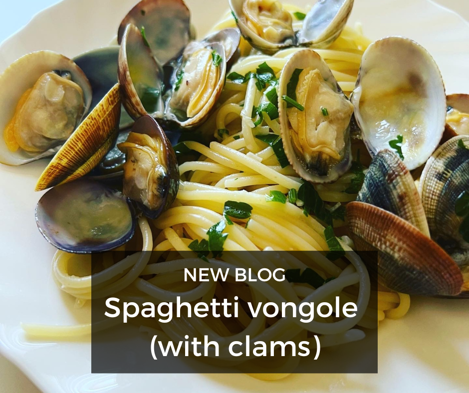 Spaghetti vongole (Pasta with clams)