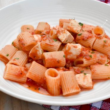 Pasta with swordfish