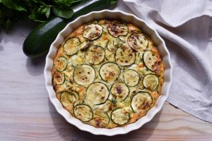 Baked zucchini frittata