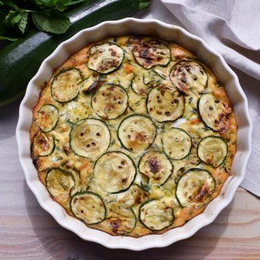 Baked zucchini frittata