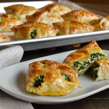 Ricotta and spinach parcels